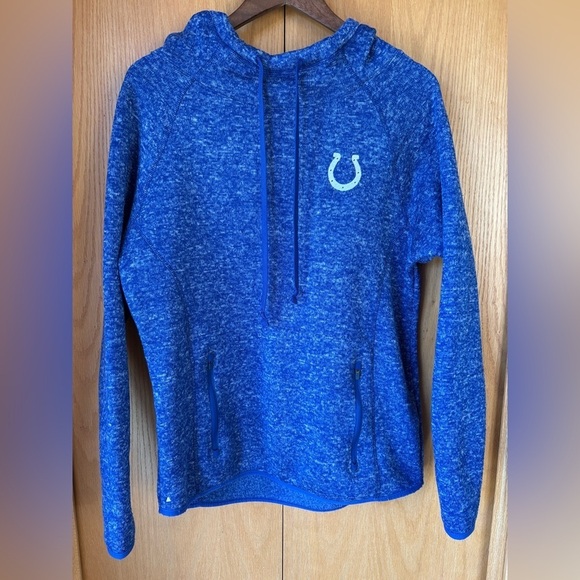 Antigua Tops - Antigua Apparel Indianapolis Colts Women’s Pullover Jacket with Hood-Size: L